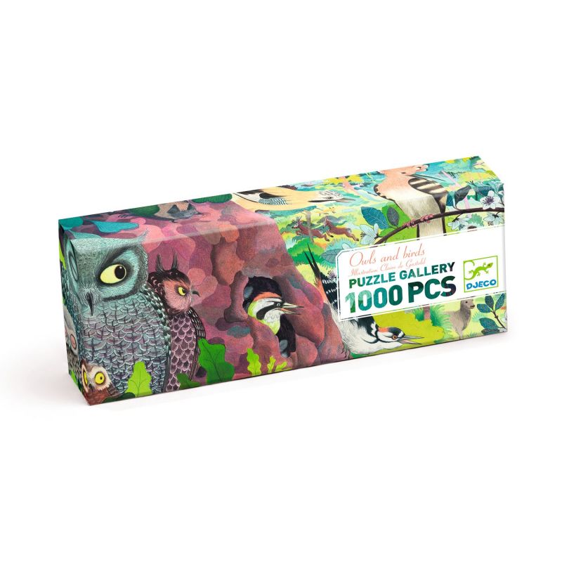 Puzzle - Owls and birds - 1000 pcs (couverture)