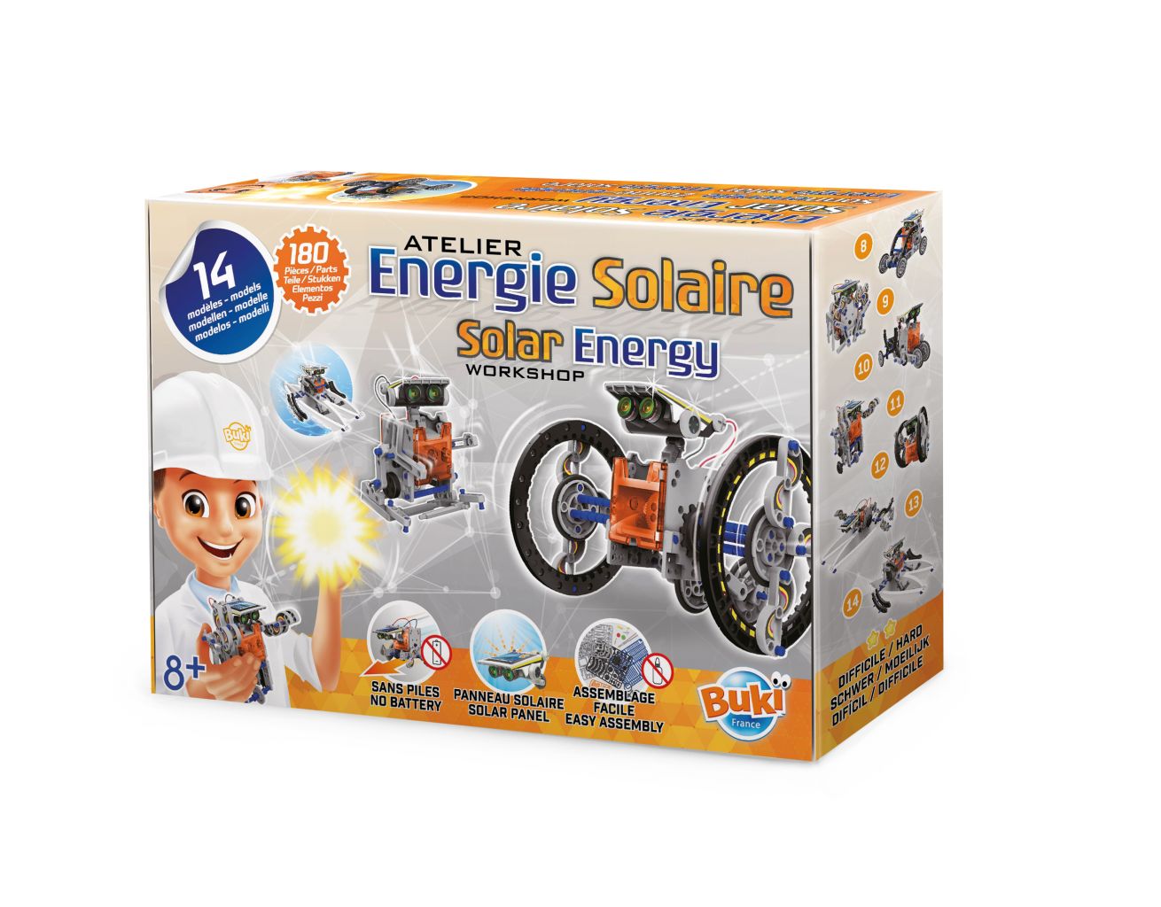 Atelier d'expériences - Énergie Solaire 14 en 1