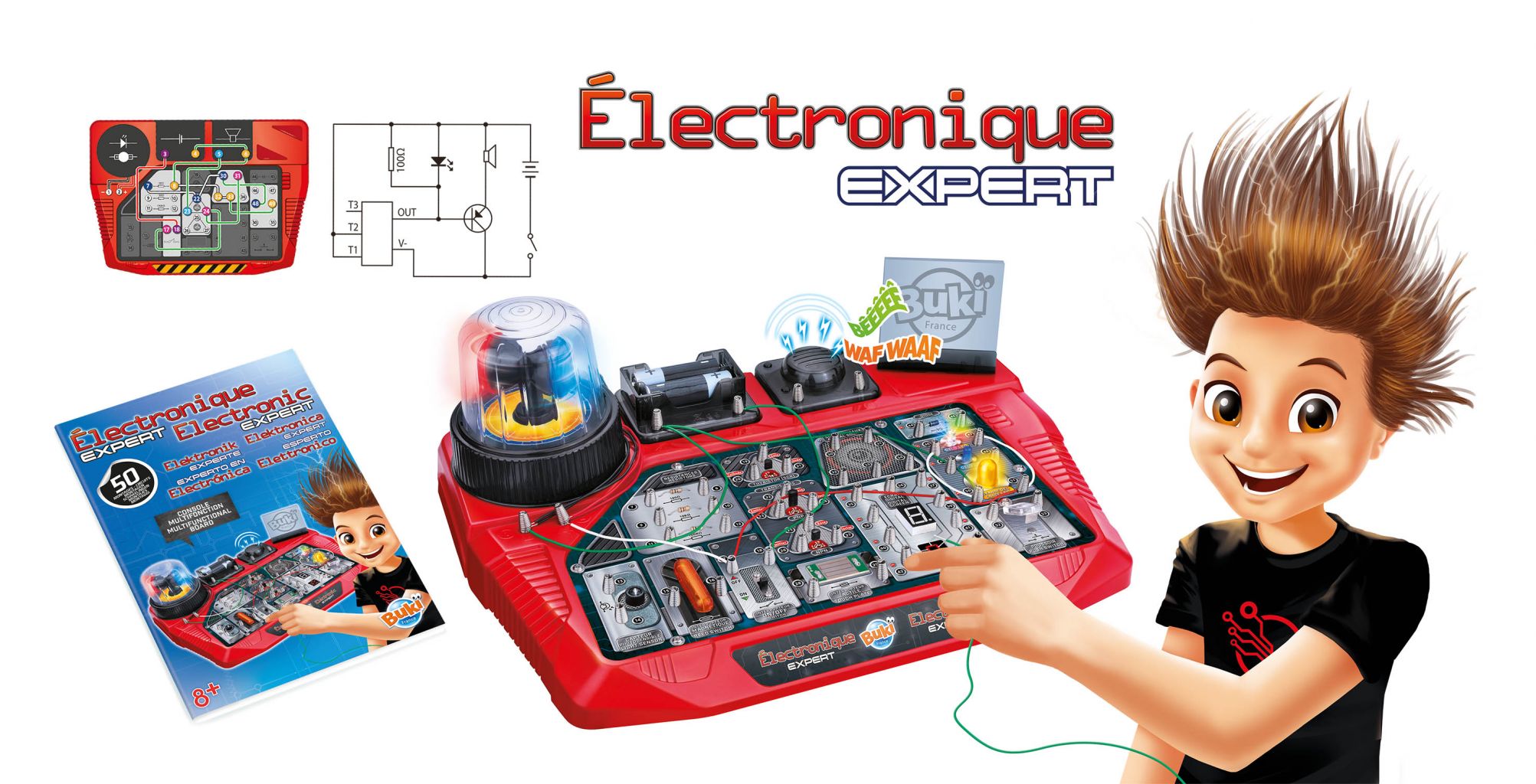 Kit d'expériences - Electronique Expert