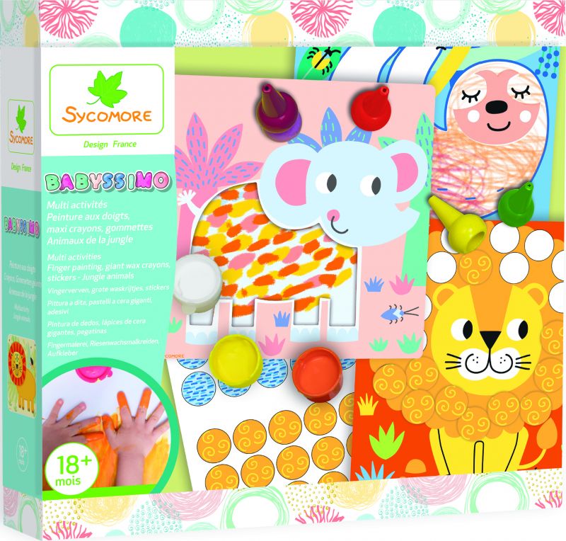 Multi-activités Babyssimo - Animaux de la jungle (couverture)