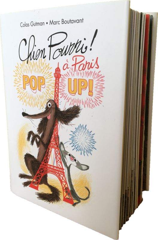 Chien pourri à Paris - livre pop-up (couverture)