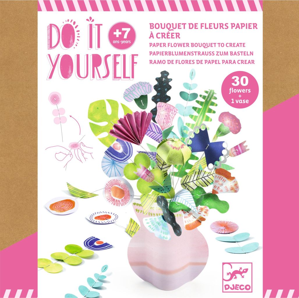 Do it yourself - Bouquet de fleurs en papier