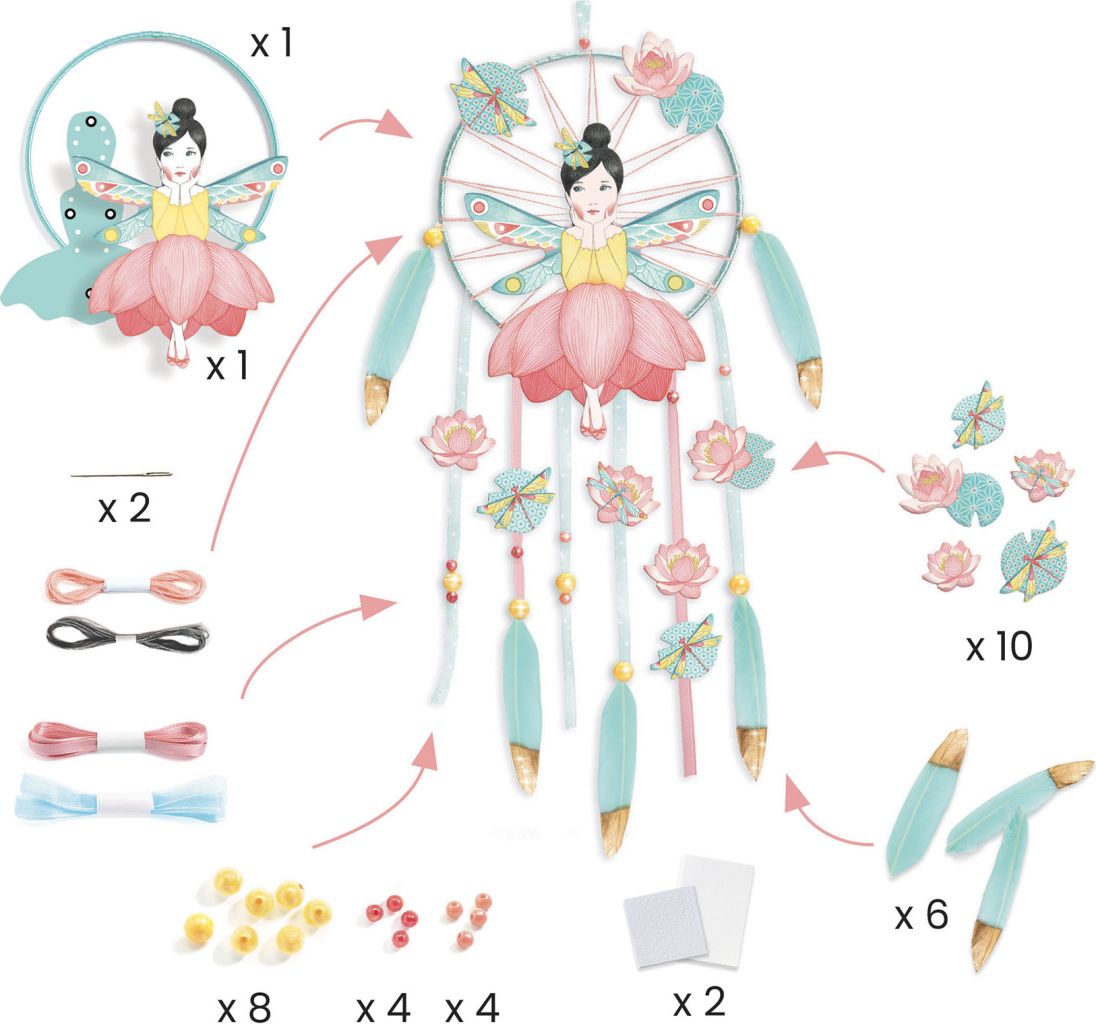 Do it yourself - Attrape Rêve - Fée lotus