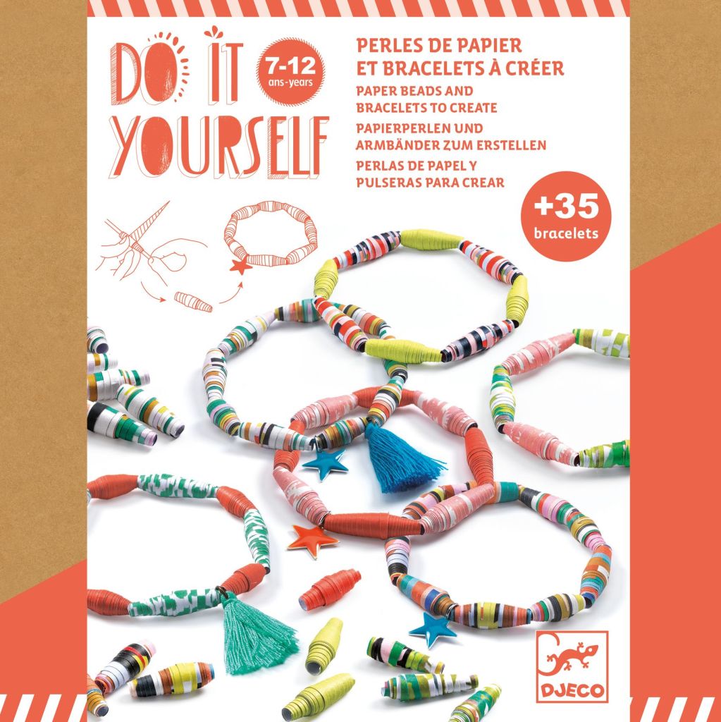 Do it yourself - Perles de papier et bracelets Pop et acidulés