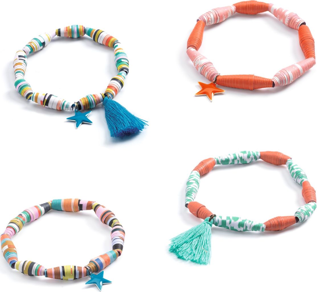 Do it yourself - Perles de papier et bracelets Pop et acidulés