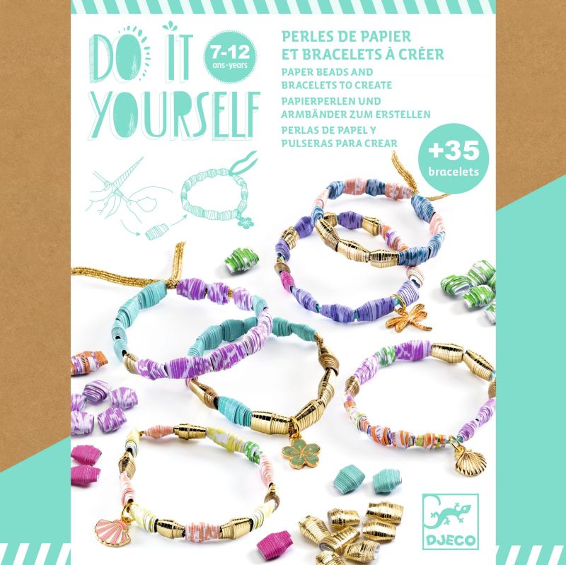 Do it yourself - Perles de papier et bracelets chics et dorés (couverture)