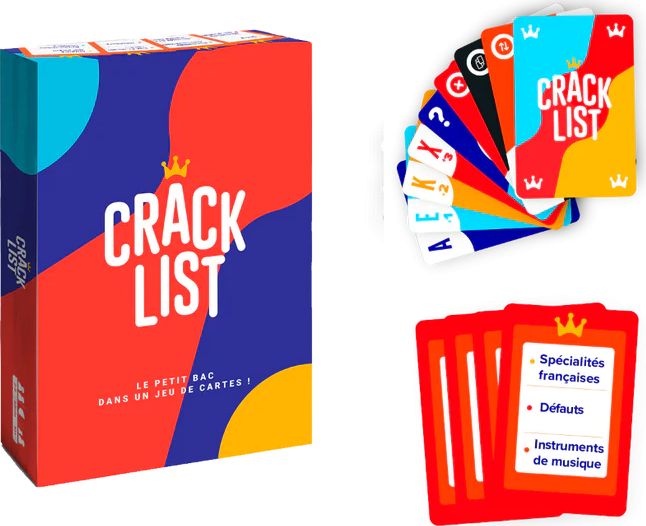 Jeu de société CRACK LIST