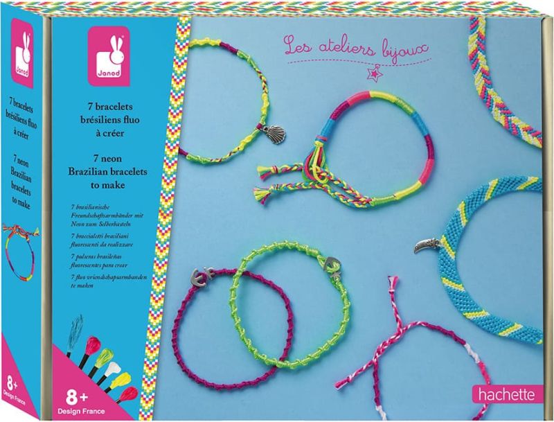 7 Bracelets brésiliens fluo à créer (couverture)