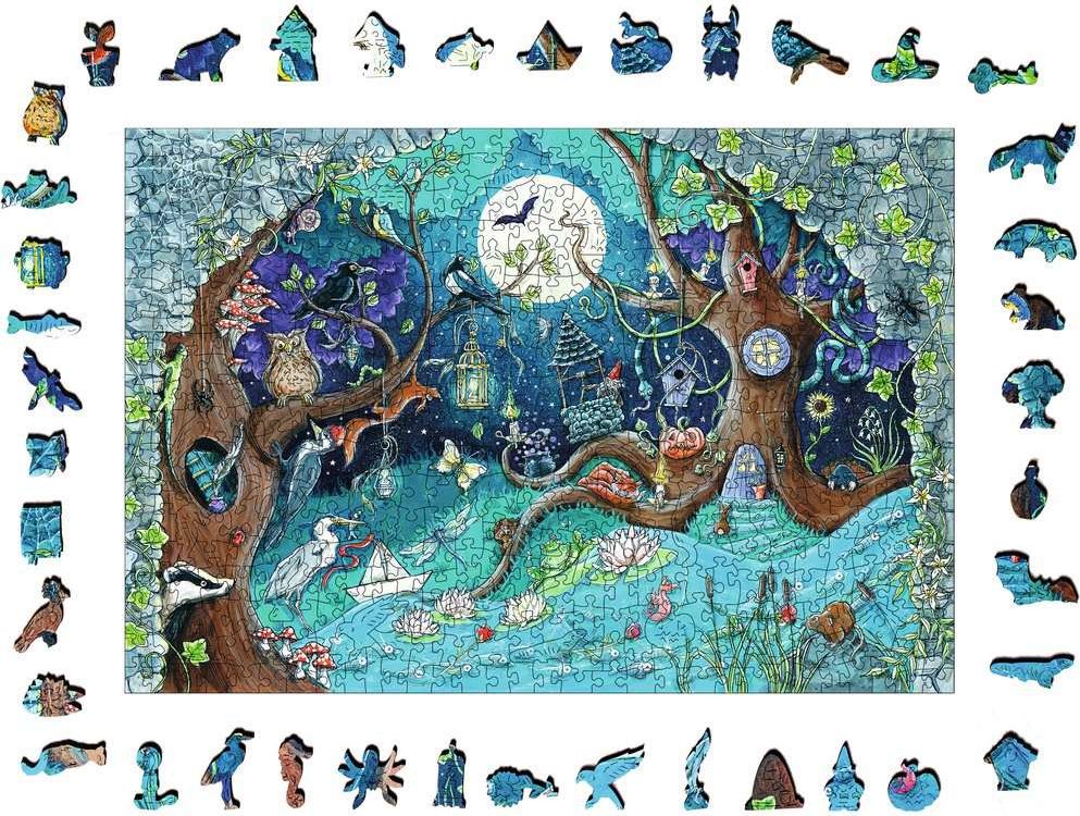 Puzzle en bois - Forêt - 500 pièces