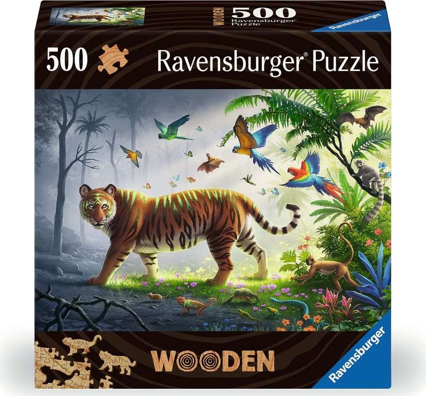 Puzzle en bois - Tigre - 500 pièces