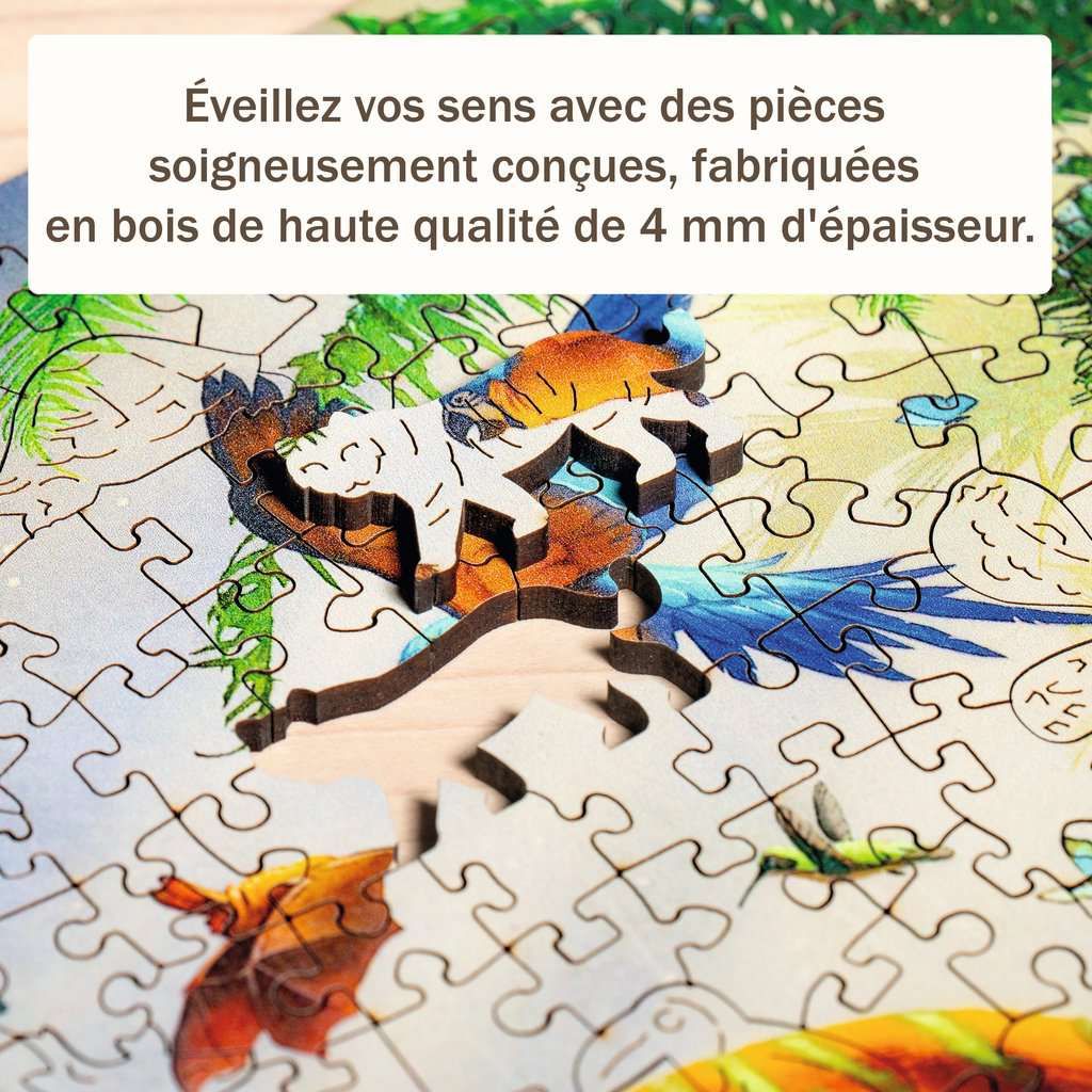 Puzzle en bois - Tigre - 500 pièces