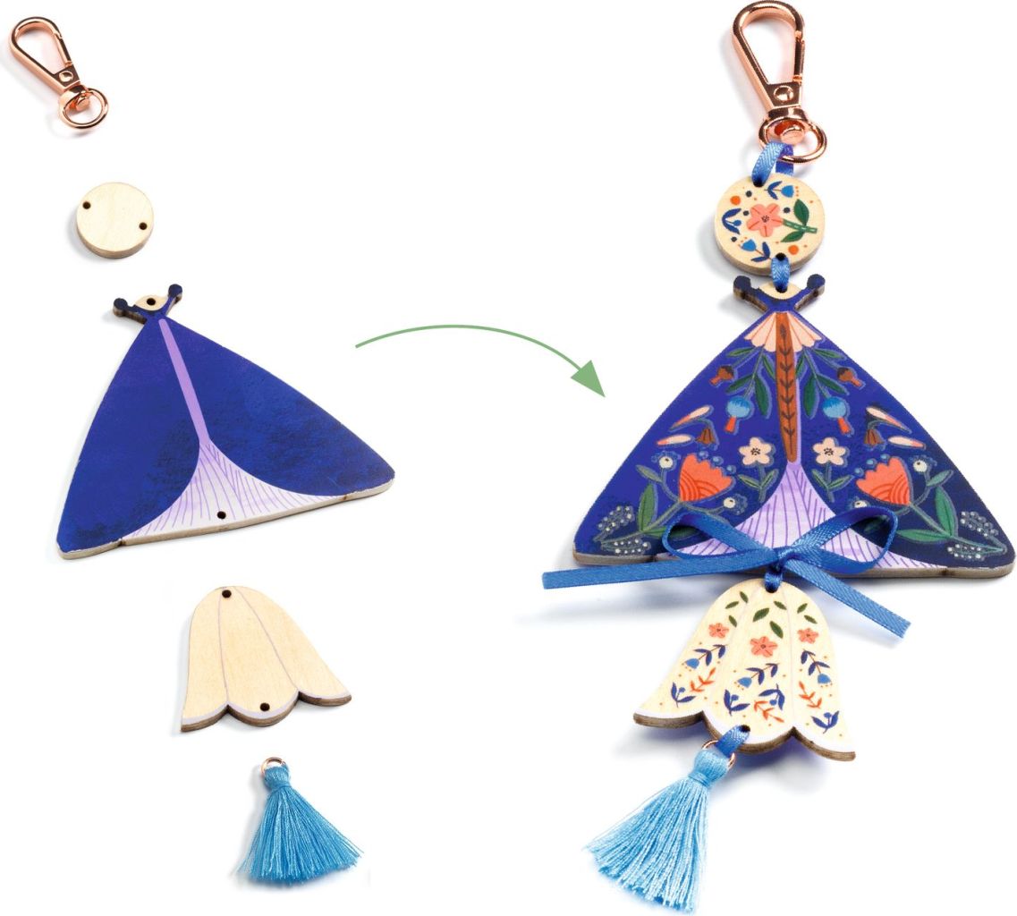 Do it yourself - 3 bijoux de sac à créer - Papillons