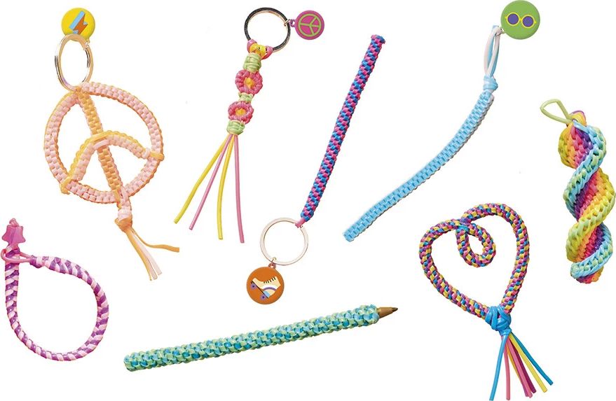 Scoubidous Peace & Love - 50 fils