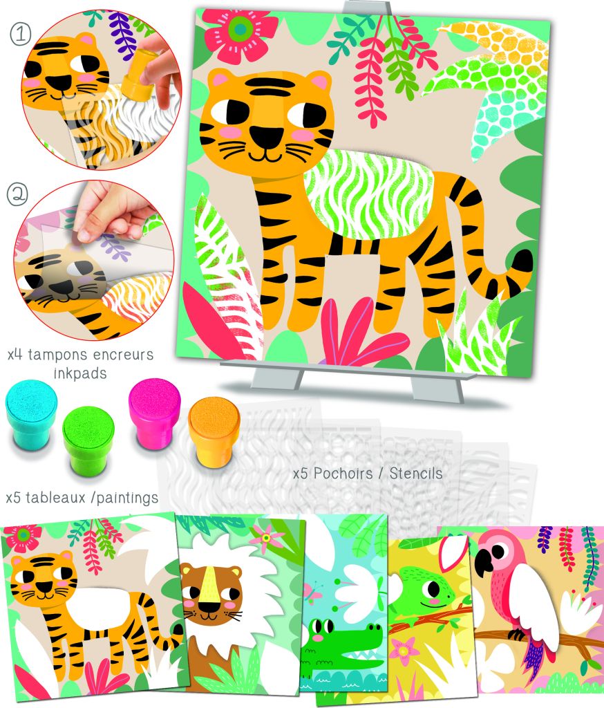 Mes premiers motifs jungle