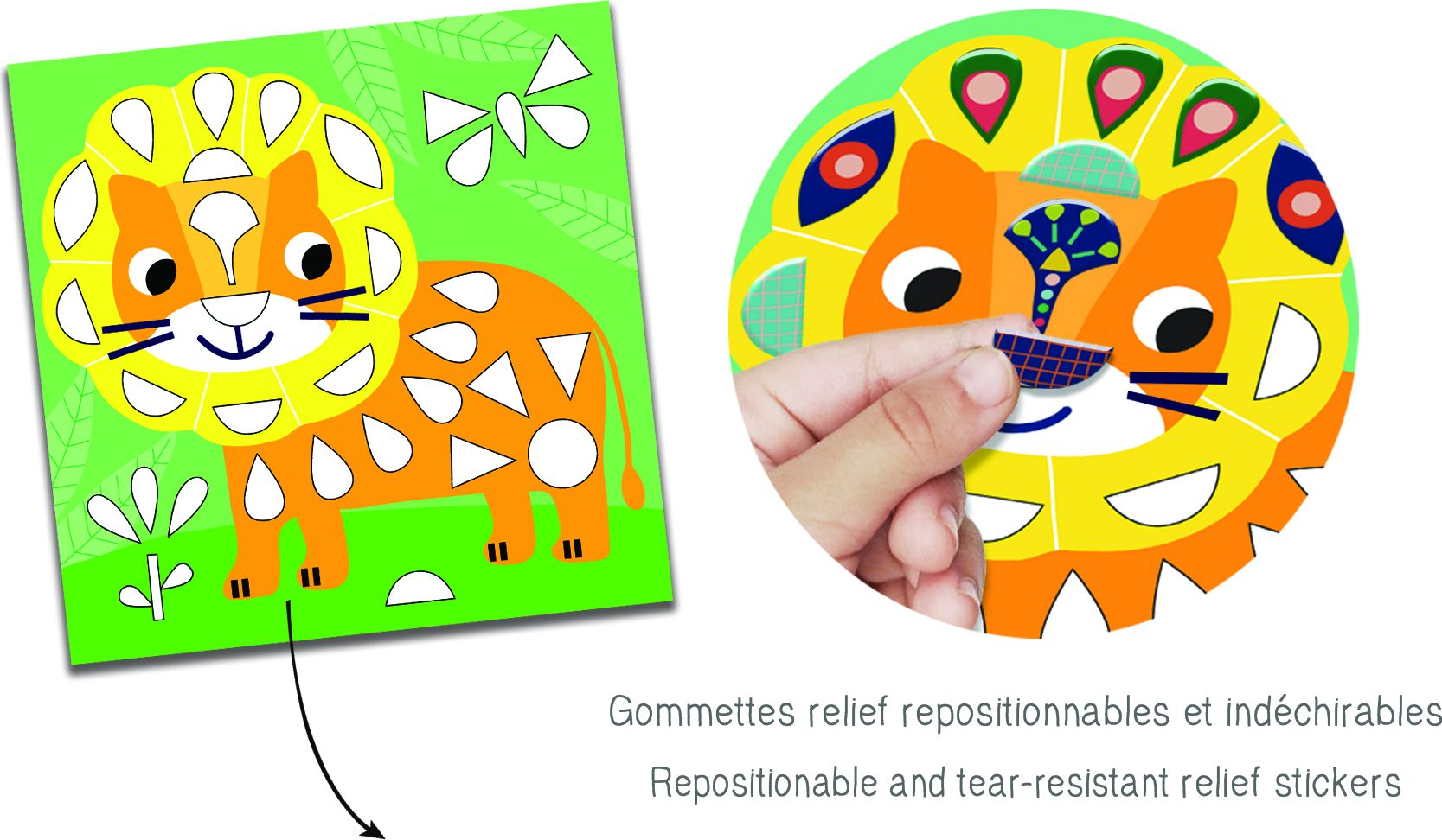 Gommettes repositionnables