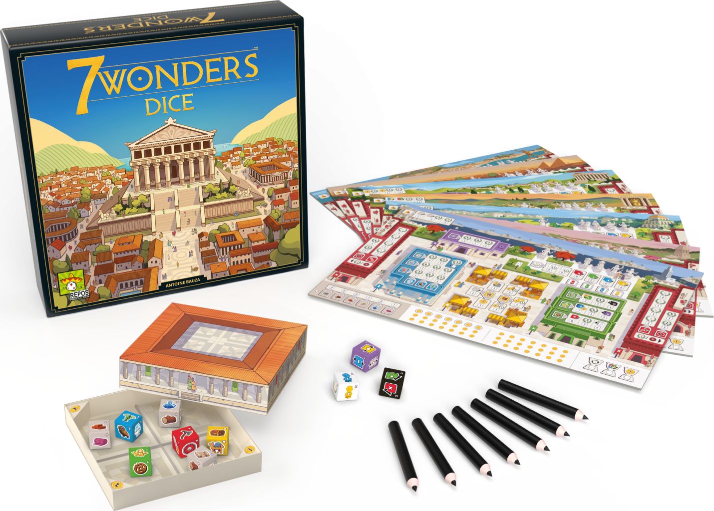 7 Wonders Dice
