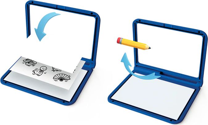 Kidydraw Pro Tablette Lumineuse Bleue Manga