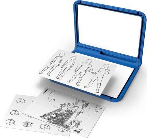 Kidydraw Pro Tablette Lumineuse Bleue Manga