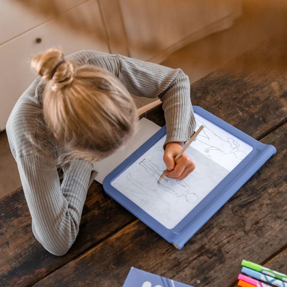 Kidydraw Pro Tablette Lumineuse Bleue Manga