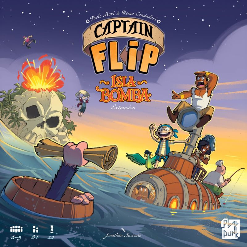 Captain Flip - la Isla Bomba (couverture)