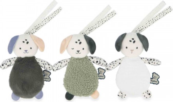 Doudous sensoriels chiots