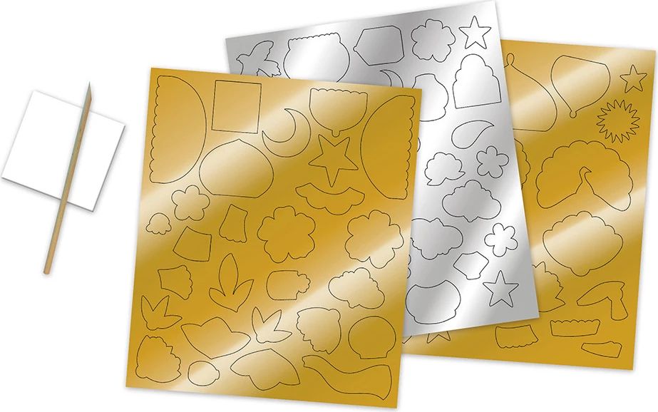 Stickers en m&eacute;tal &agrave; repousser Bollywood