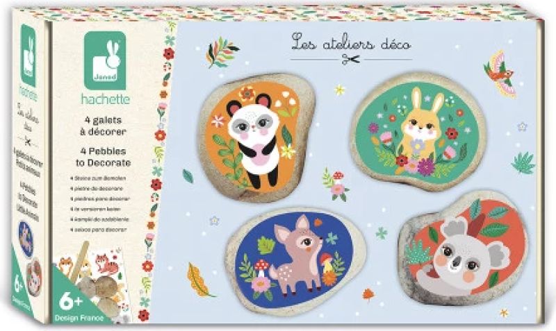 4 Galets à décorer - Petits animaux (couverture)