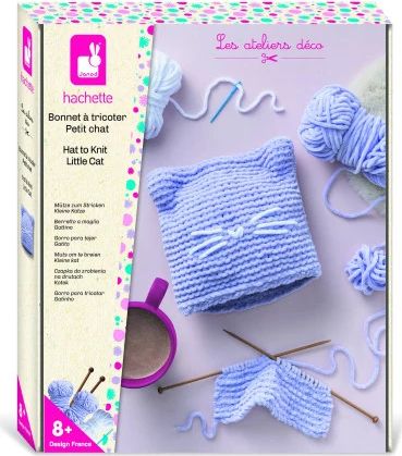 Bonnet &agrave; tricoter - Petit chat (couverture)