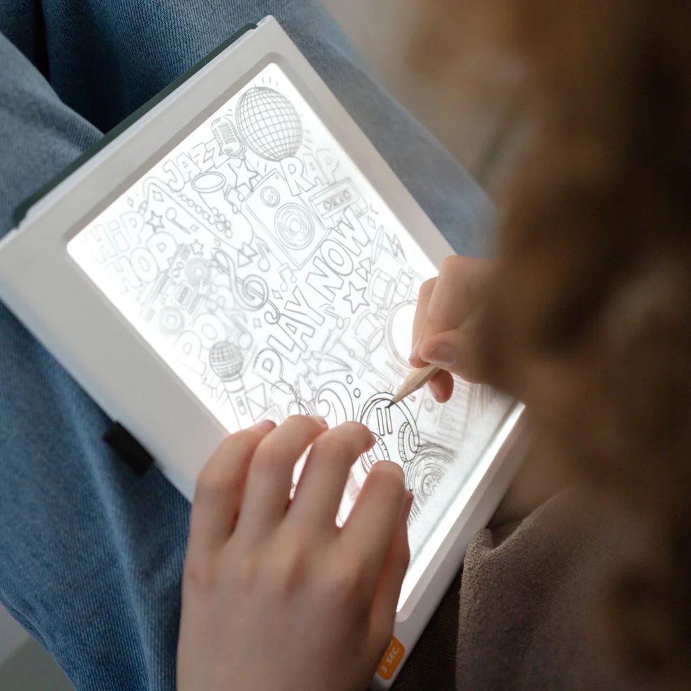 K-Draw - Tablette &agrave; dessin lumineuse - M&eacute;li M&eacute;lo