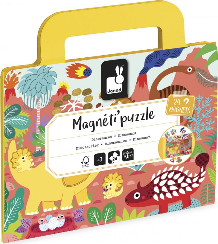 Magneti'puzzles - Dino 24 pcs (couverture)