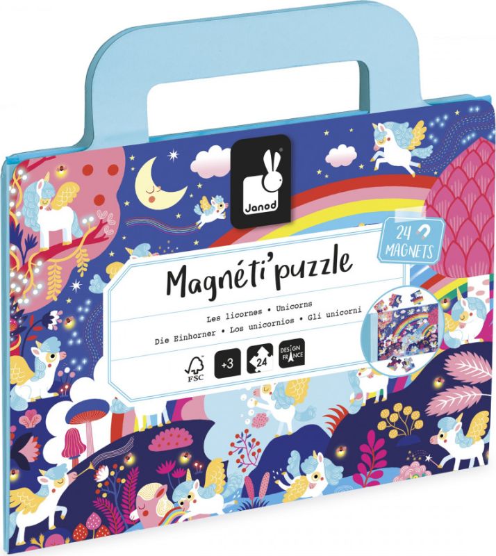 Magneti'puzzles - Licornes 24 Pces (couverture)