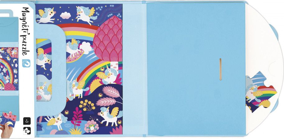 Magneti'puzzles - Licornes 24 Pces
