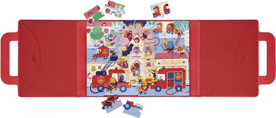 Magneti'puzzles - Pompiers 24 Pces