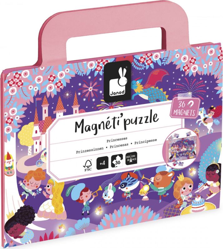 Magneti'puzzles - Princesses 24 Pces (couverture)