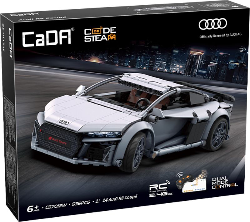 Audi R8 t&eacute;l&eacute;command&eacute;e - 536 pces (couverture)