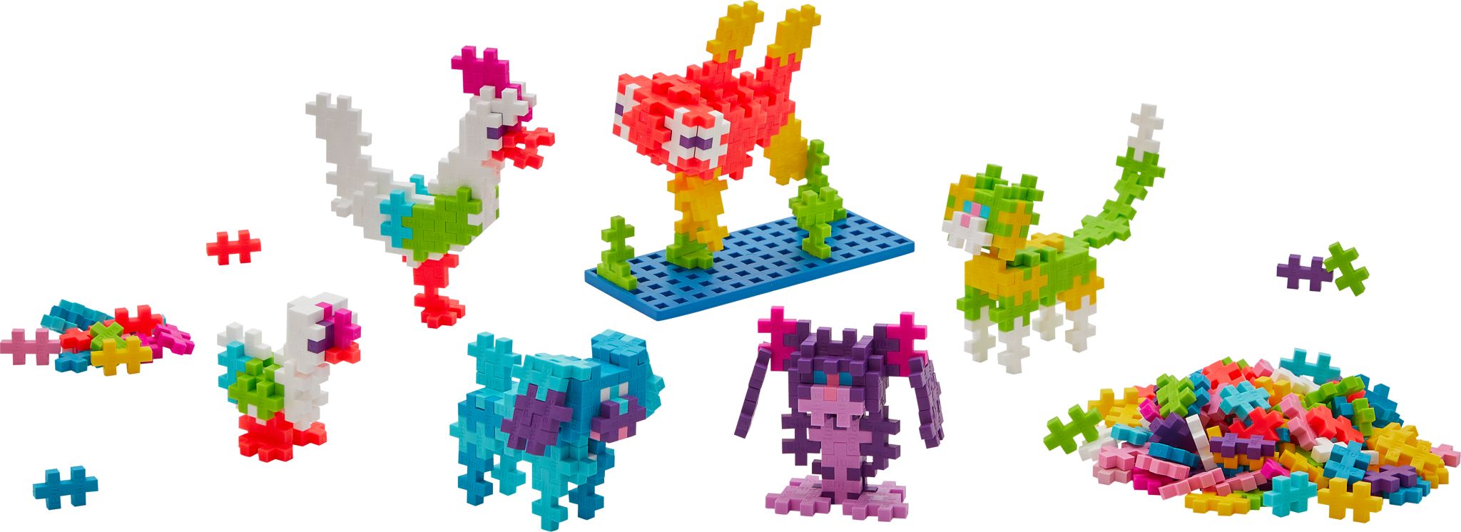 Briques de construction 3D - Animaux - 275 Pcs