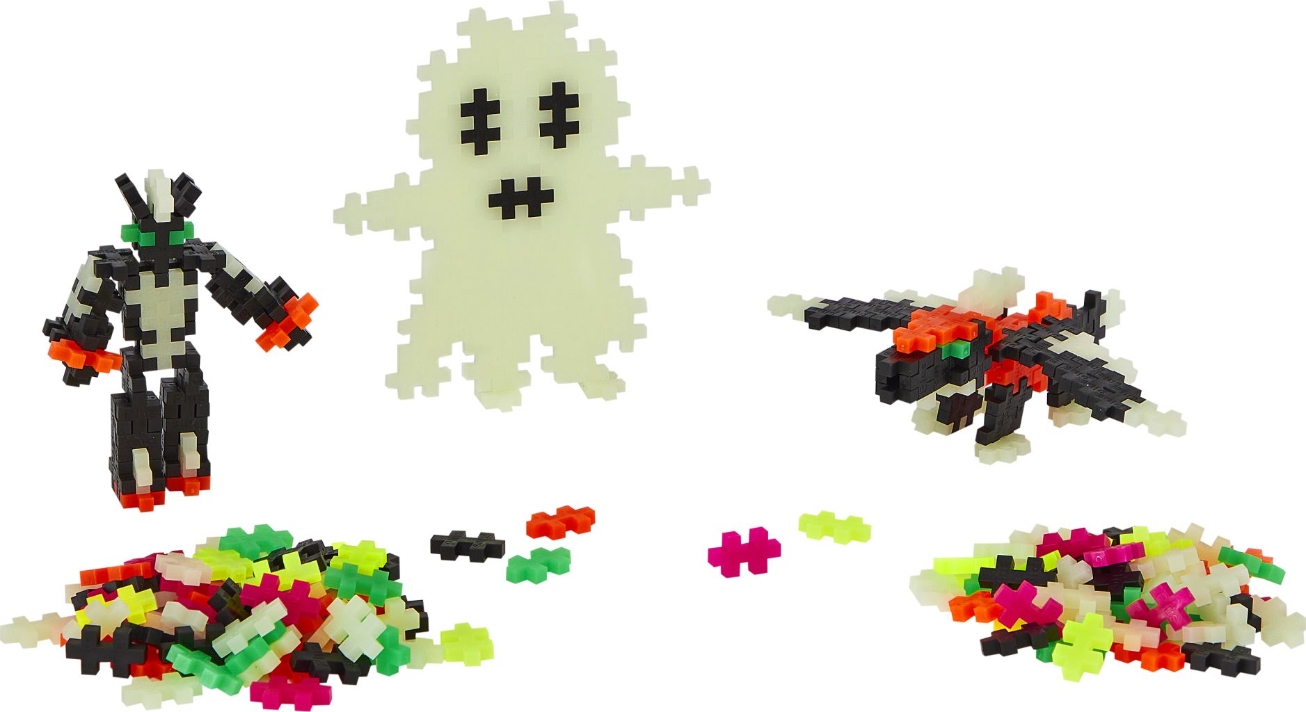 Briques de construction 3D phosphorescent - 500 Pcs