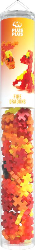 Puzzle 3D - Dragon de feu - 100 Pcs (couverture)