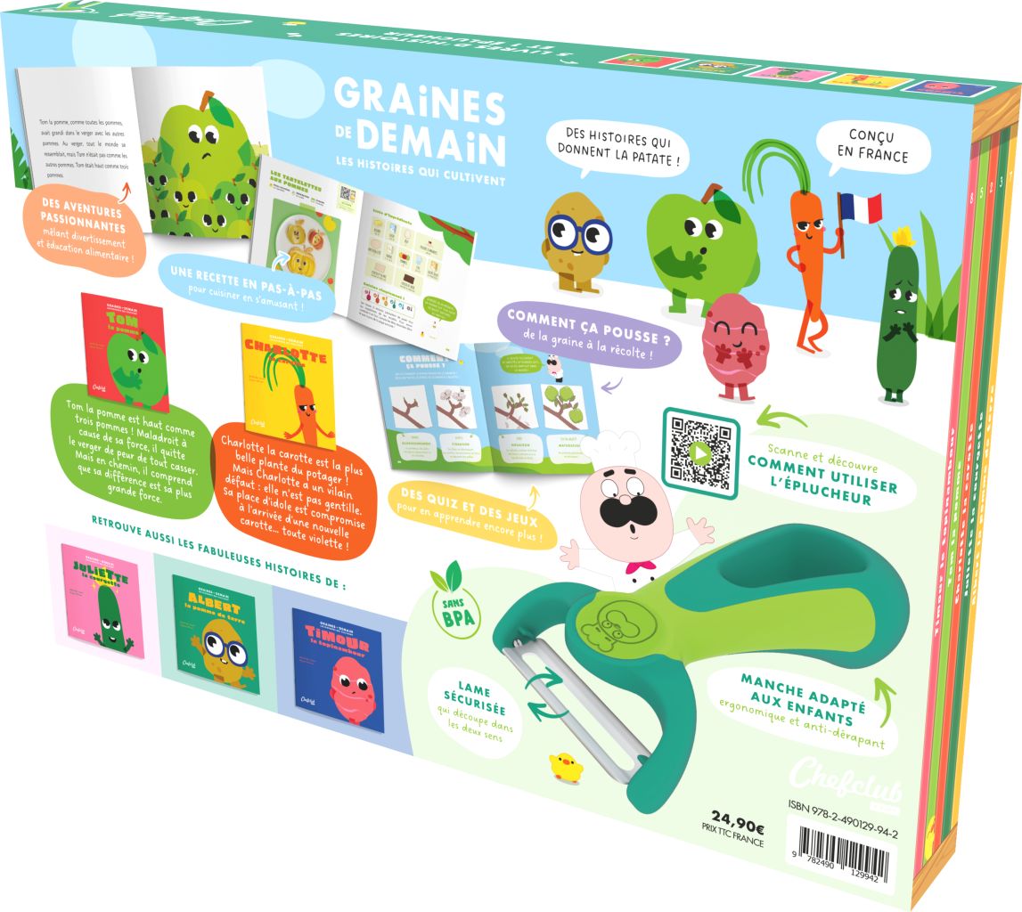 Coffret Graines de demain et &eacute;plucheur