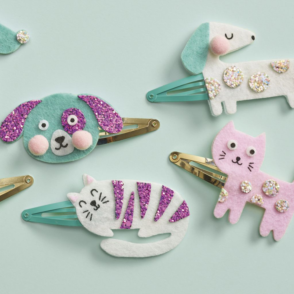 6 Barettes &agrave; cr&eacute;er - Little Pets