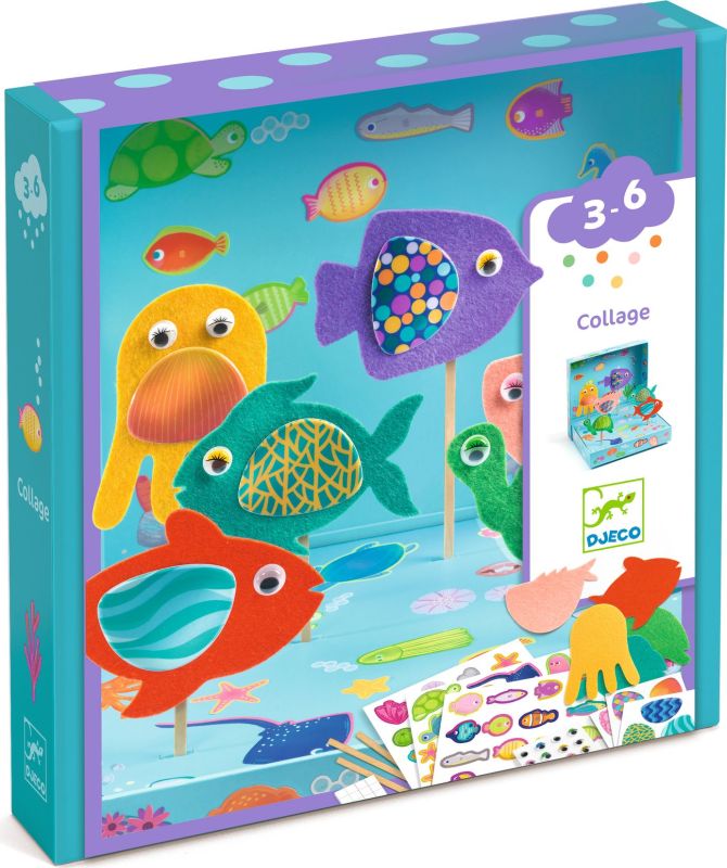 Collages - Joyeux aquarium (couverture)