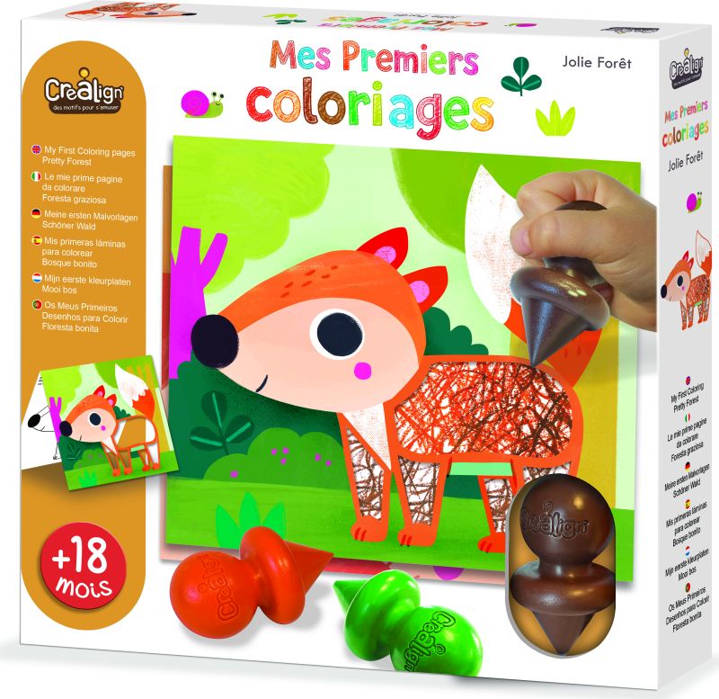 Mes 1ers coloriages Jolie For&ecirc;t (couverture)