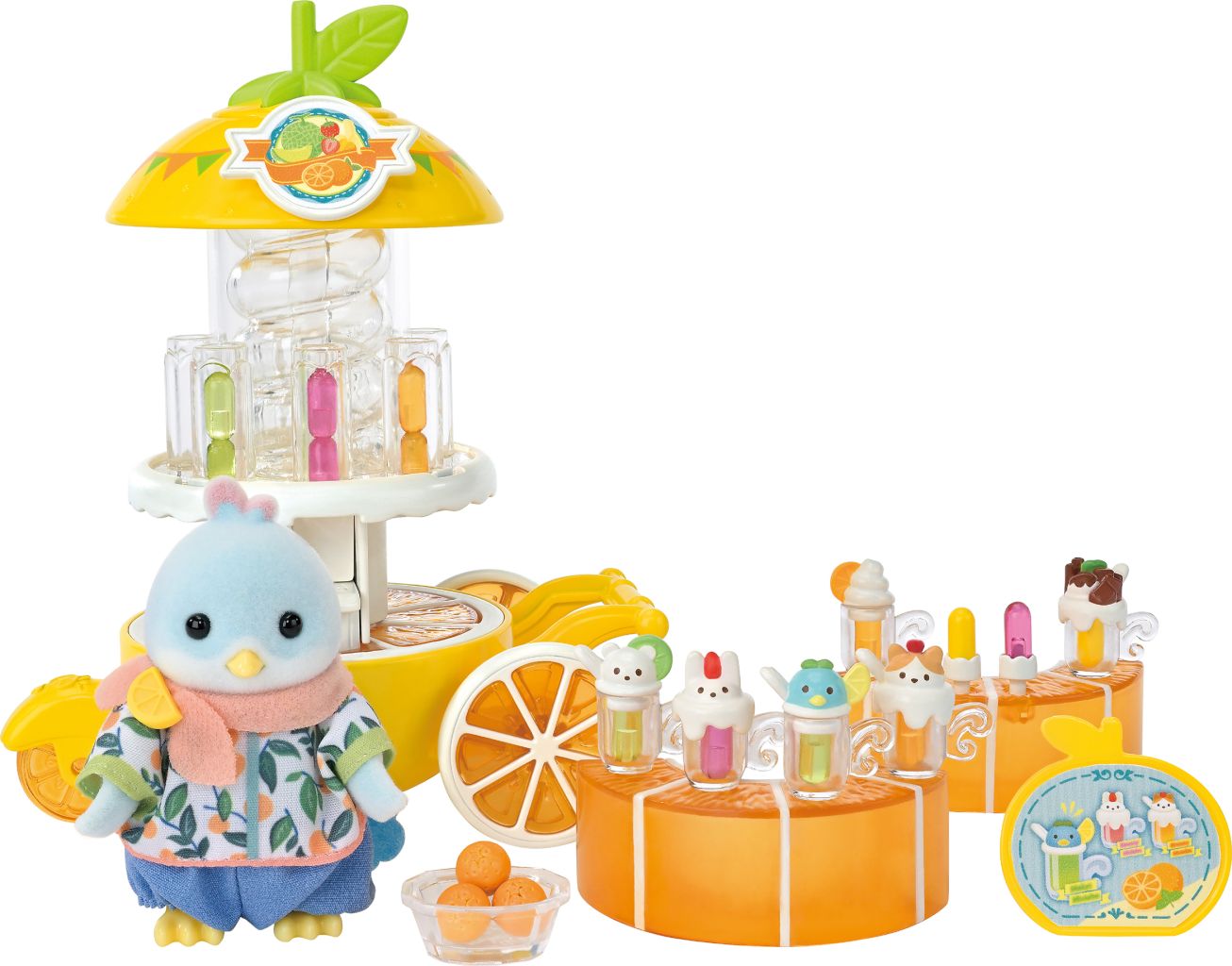 Le stand de jus de fruits