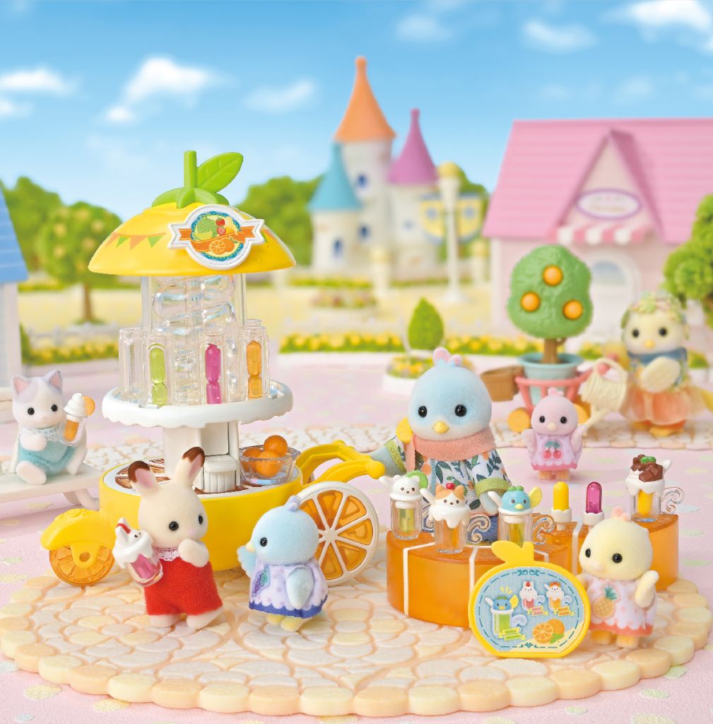 Le stand de jus de fruits