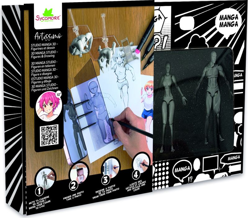 Manga motion figures 3D (couverture)