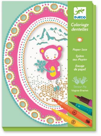 Coloriage dentelles - Petite ourse (couverture)