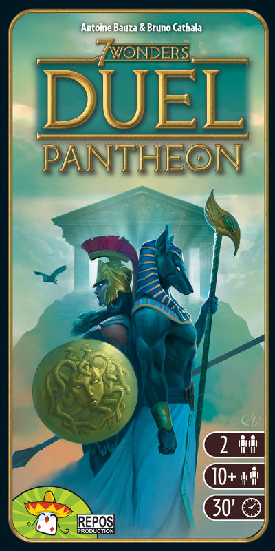 7 Wonders Duel - extension Panthéon (couverture)