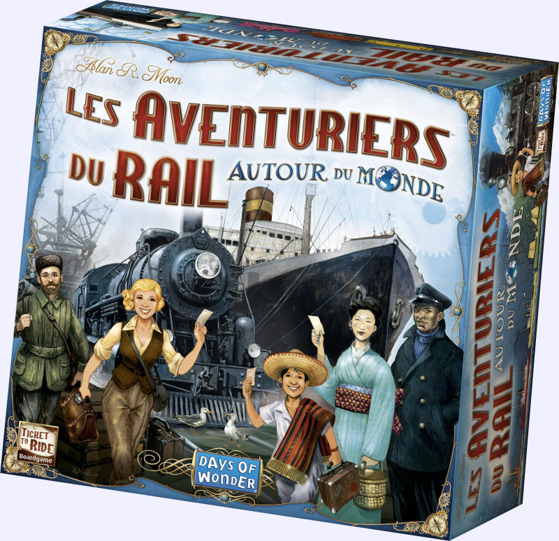 Les Aventuriers du rail - autour du monde (couverture)