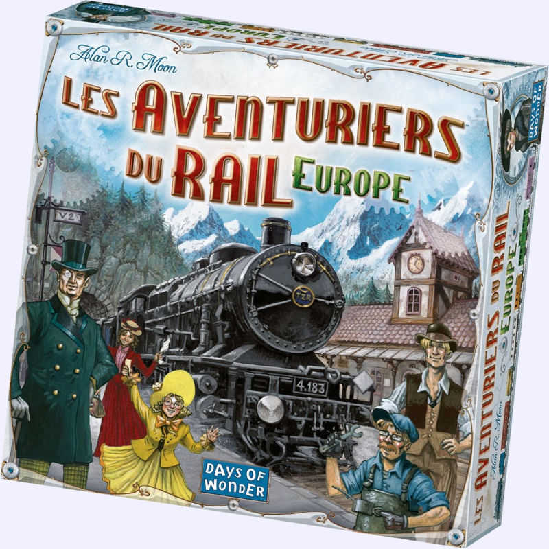 Les Aventuriers du rail - Europe (couverture)