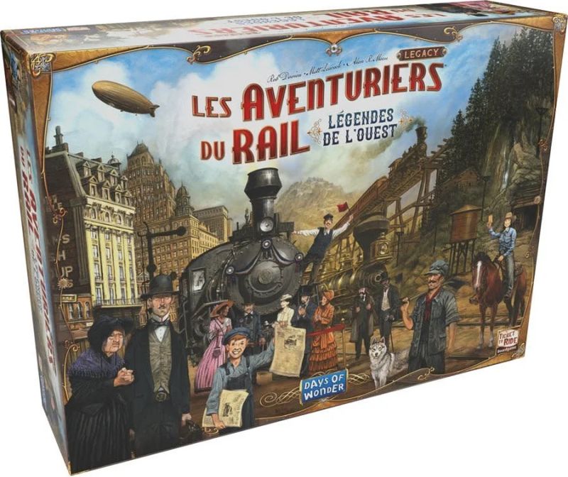 Les Aventuriers du Rail - Legacy: Légendes de l'Ouest (couverture)